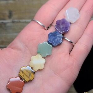 Crystal Chakra set of flowers